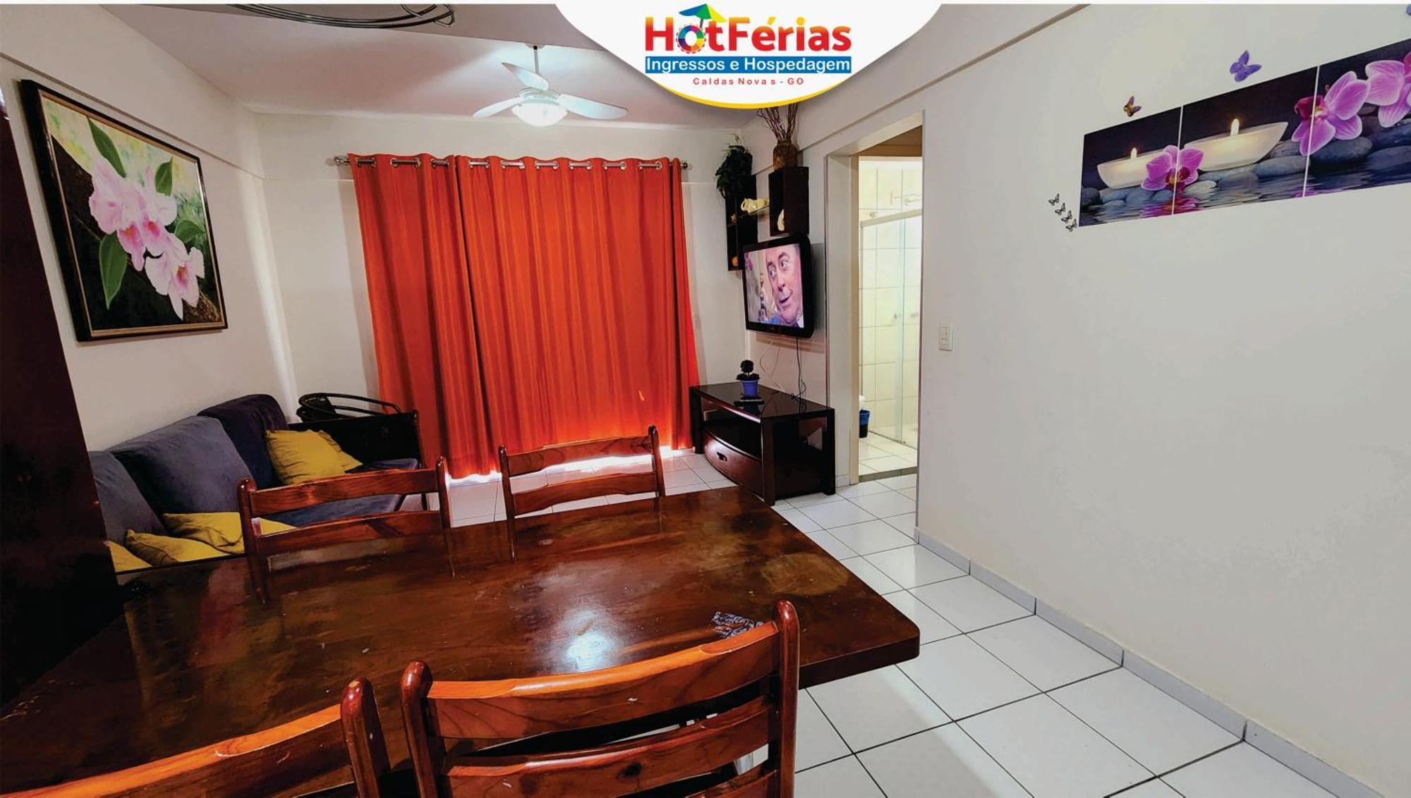 Flat Paradise, Piscinas Termais, Proximo Ao Centro - Hotferias Caldas Novas Kültér fotó