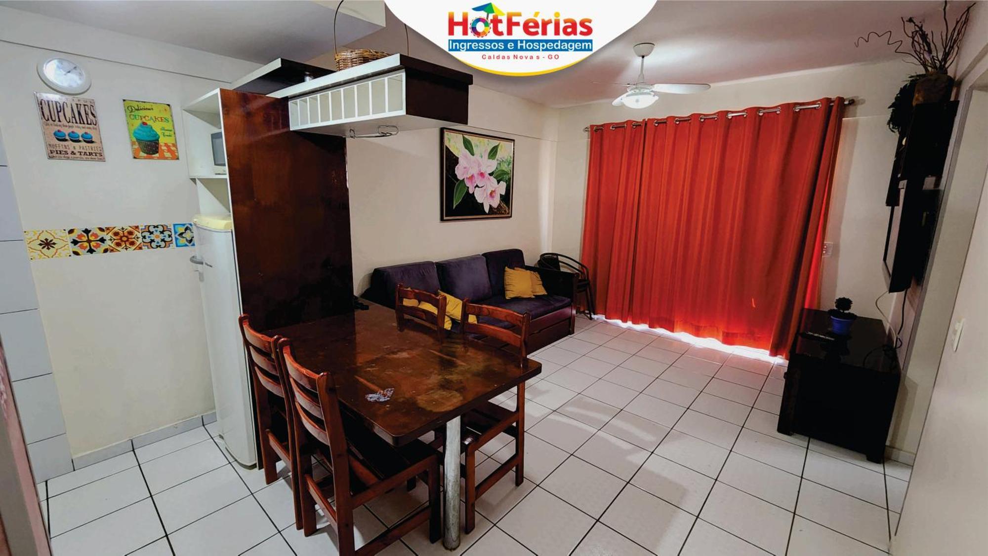 Flat Paradise, Piscinas Termais, Proximo Ao Centro - Hotferias Caldas Novas Kültér fotó