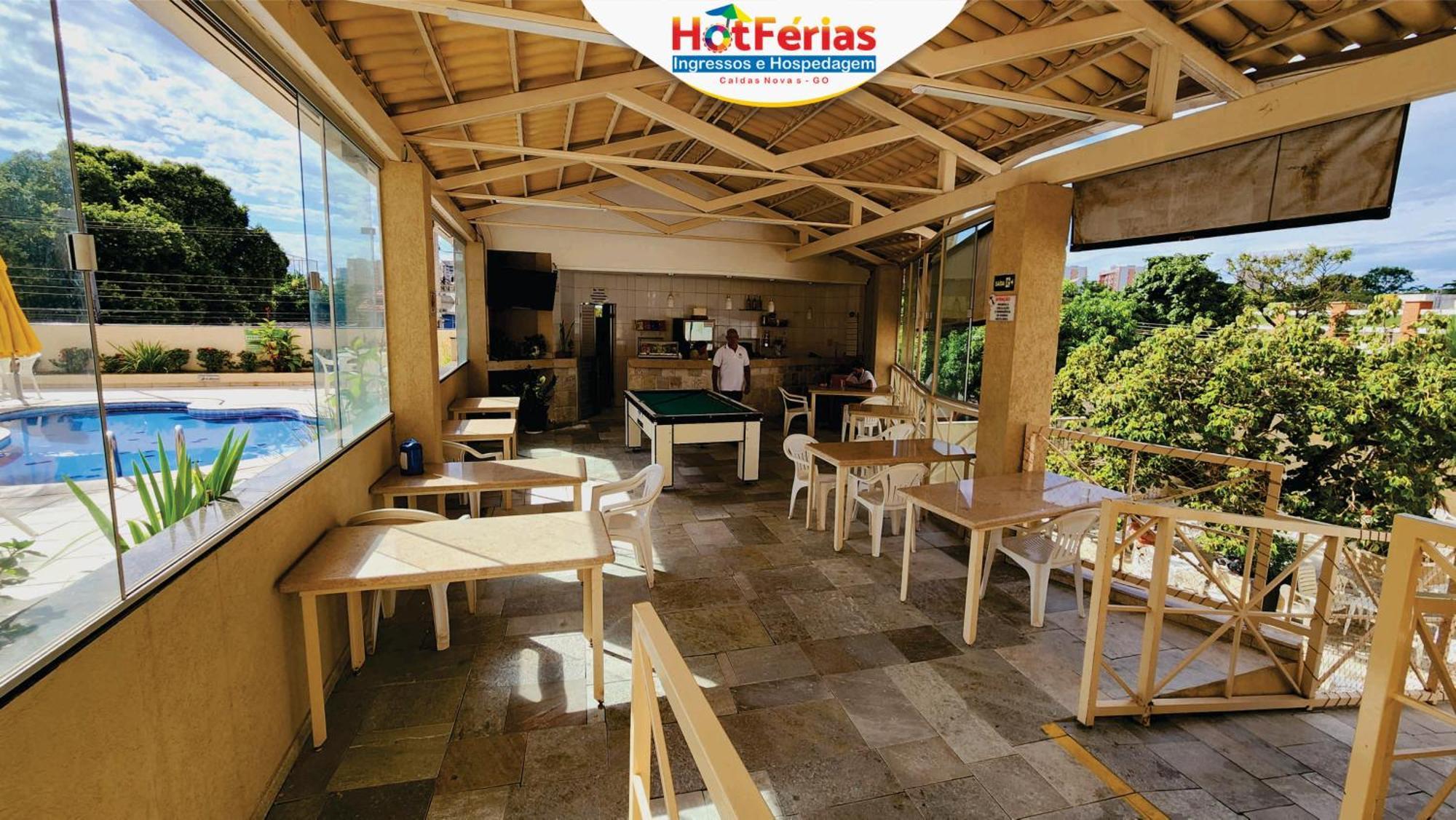 Flat Paradise, Piscinas Termais, Proximo Ao Centro - Hotferias Caldas Novas Kültér fotó