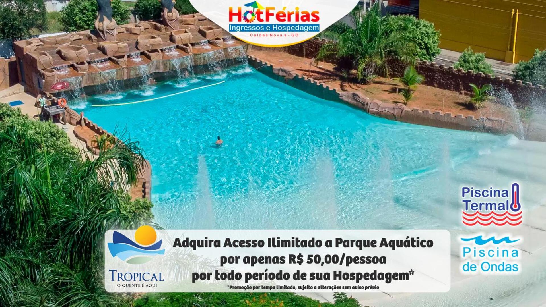 Flat Paradise, Piscinas Termais, Proximo Ao Centro - Hotferias Caldas Novas Kültér fotó